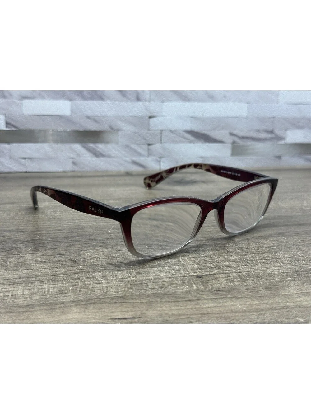 Ralph Lauren RA7072 1510 Bordeaux Gradient Crystal Eyeglasses Frames 51[]18-140